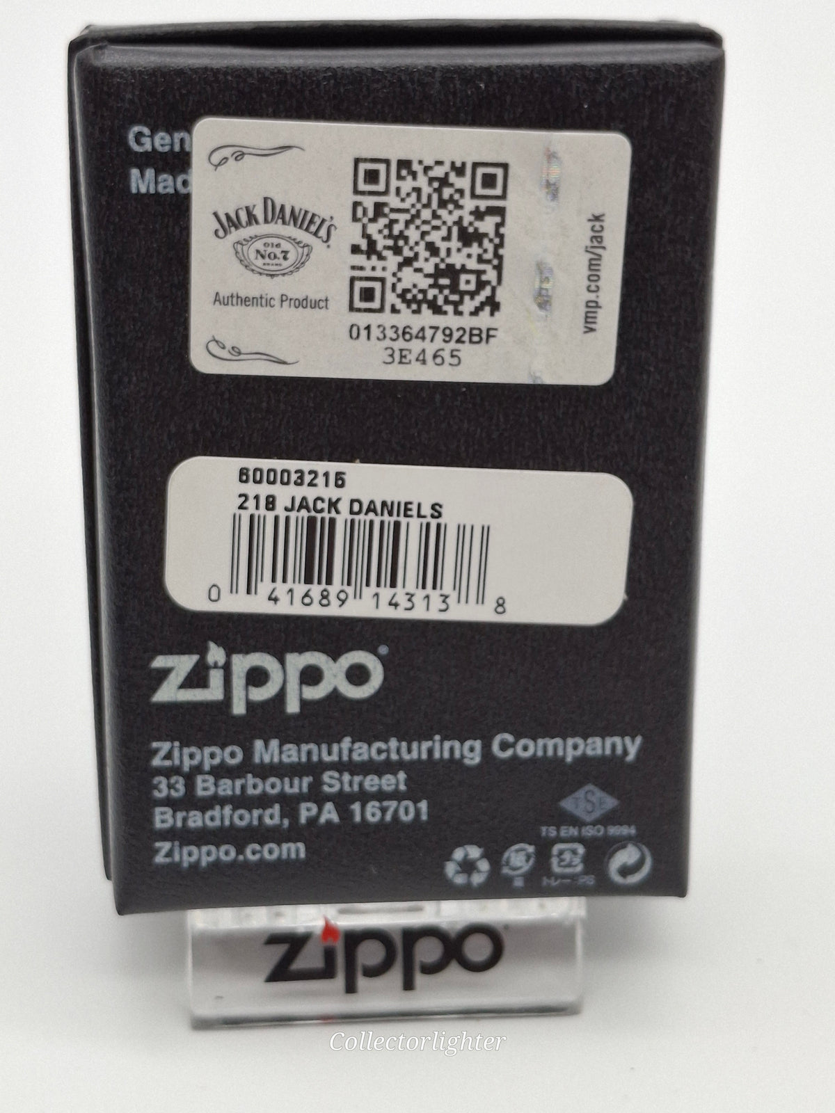 Zippo Benzinfeuerzeug Zippo - Jack Daniel´s Black No.7 60003215 60003215 Zippo - Jack Daniel´s Black No.7 60003215