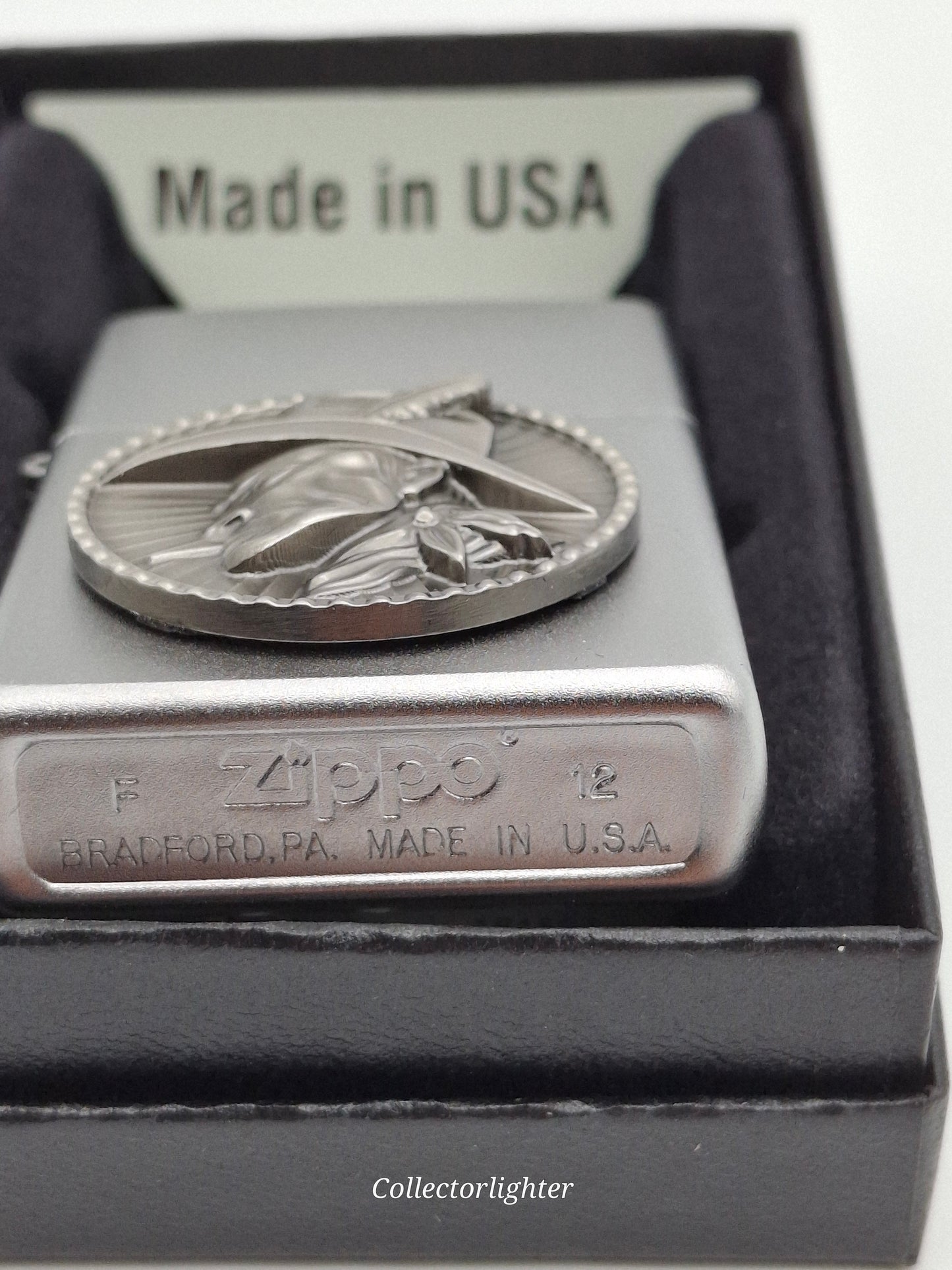 Encendedor de gasolina Zippo - Emblema Cowboy Head 2002832