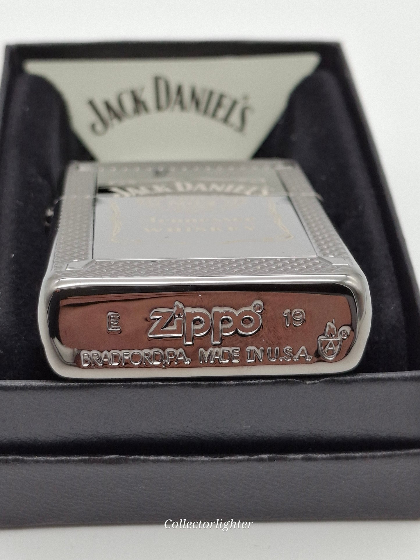 Zippo petrol lighter - Jack Daniel's Black Ice Armor Case 60004911