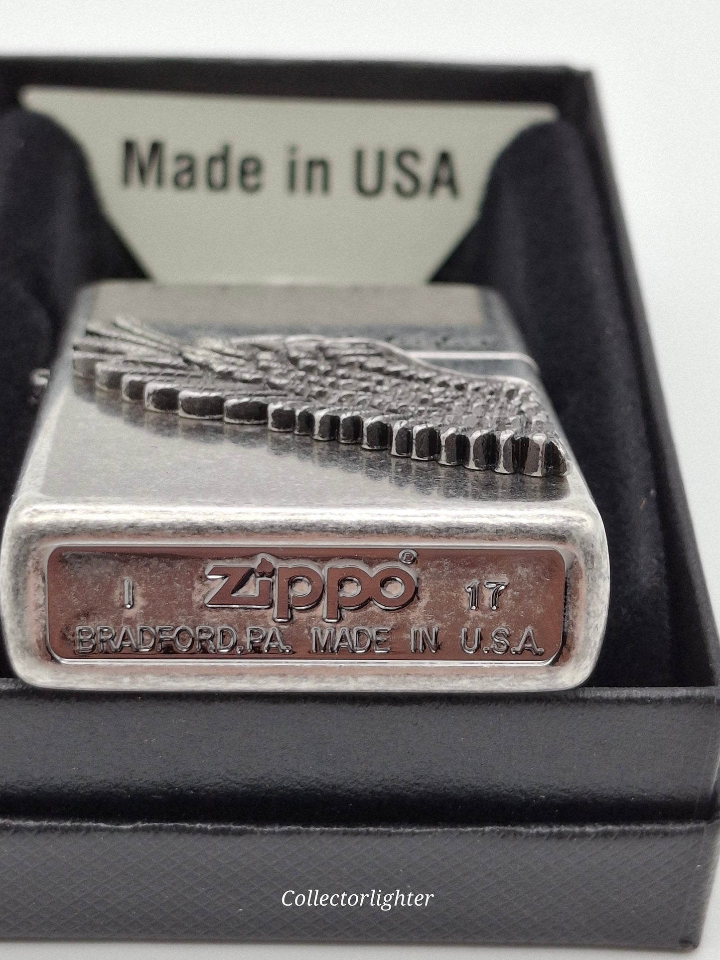 Zippo petrol lighter - You Can Fly Higher antique Silver Asia ZA-1-2B