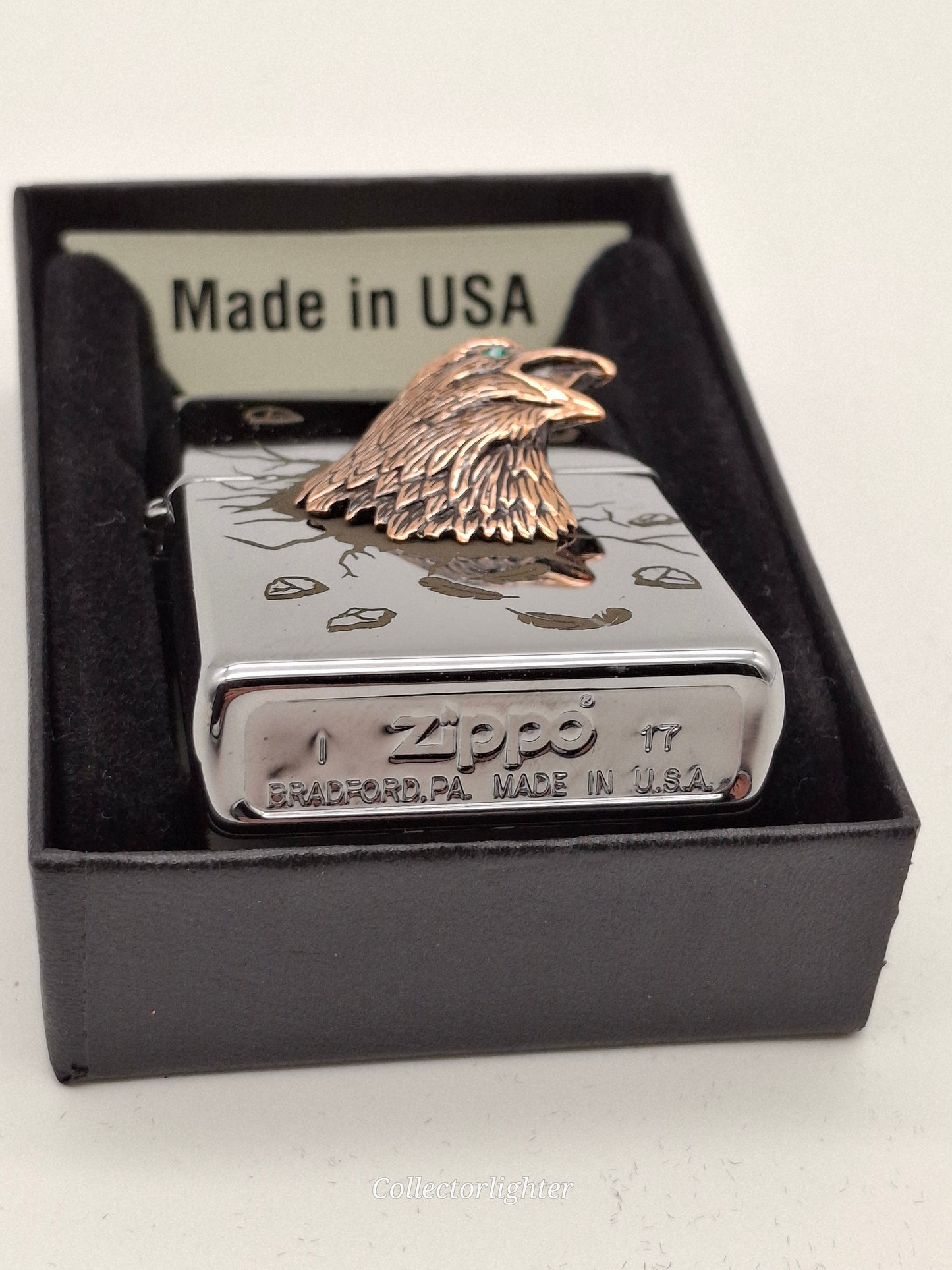 Zippo Benzinfeuerzeug - Golden Eagle 3D Limited Edition 251755 48/1000