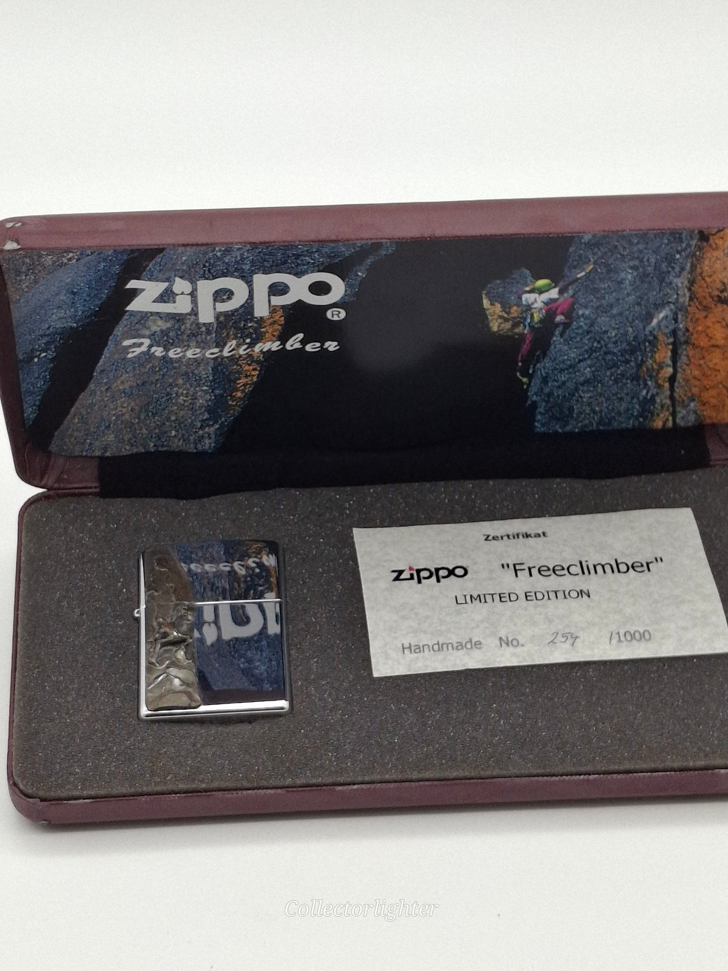 Zippo petrol lighter - Freeclimber Limited 254/1000
