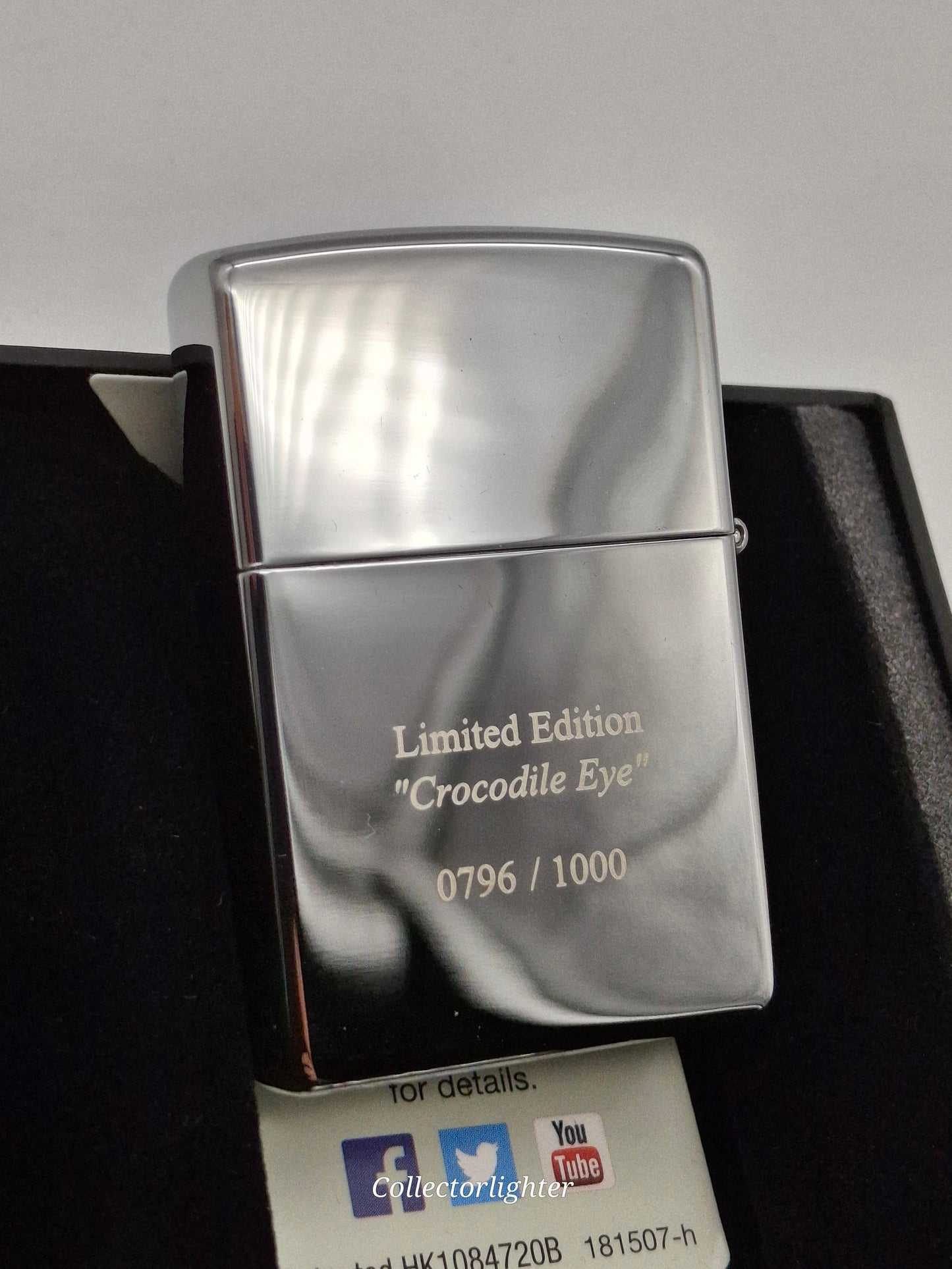 Zippo petrol lighter - Crocodile Eye Red Limited Edition 2004579