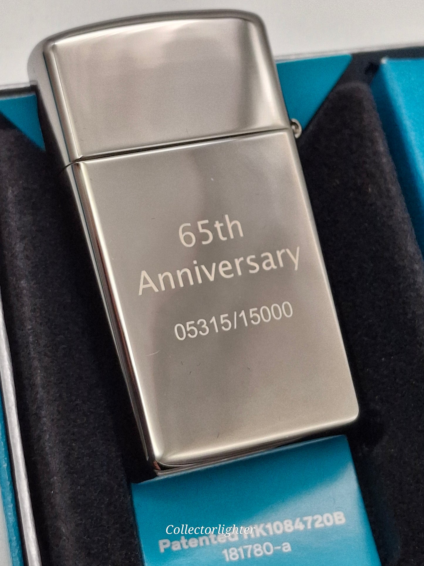 Encendedor de gasolina Zippo - Edición limitada 65 años Slim Lighter 60005957