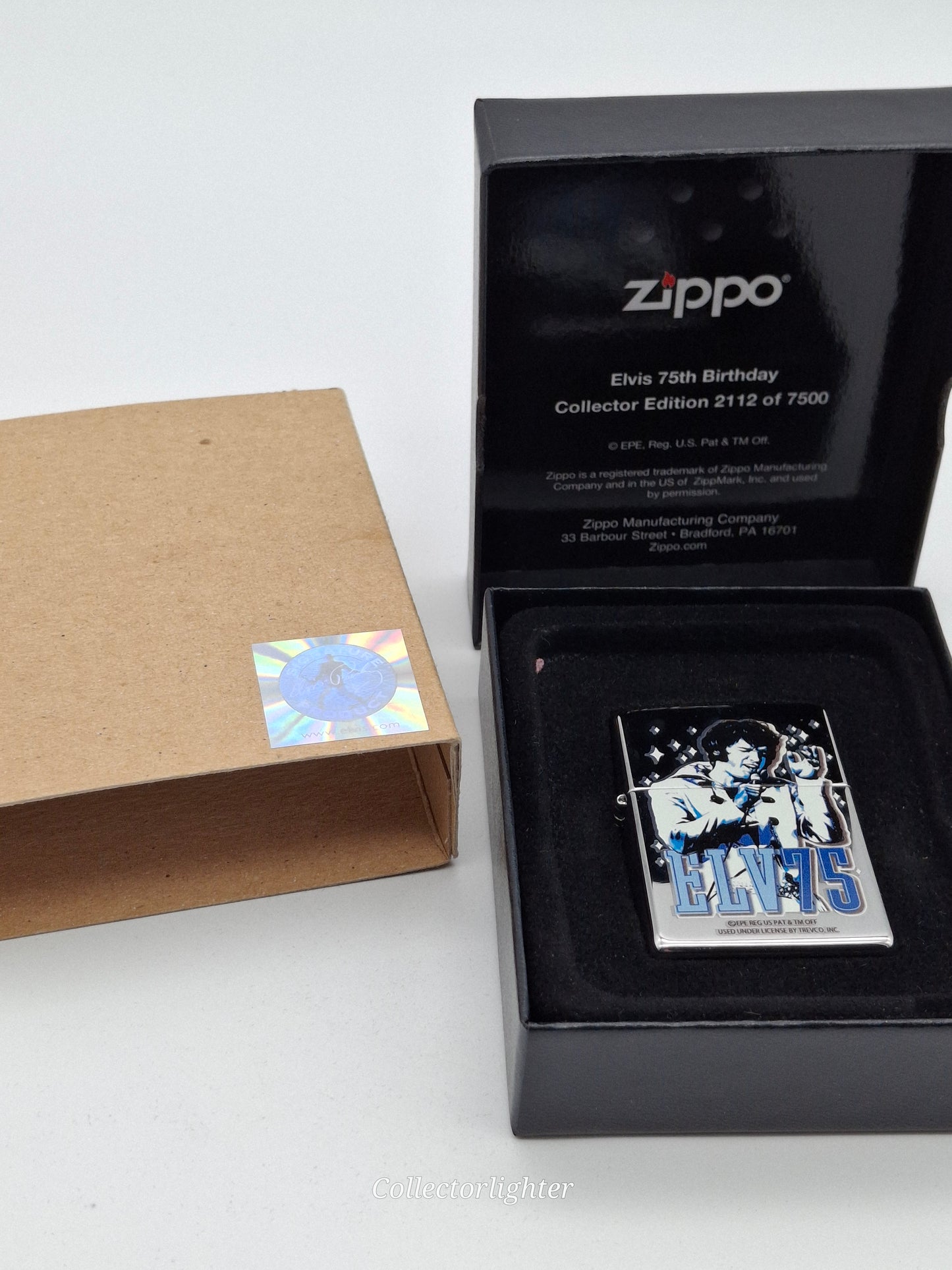 Zippo Benzinfeuerzeug - Elvis 75th Birthday 2010 Limited Edition 24867