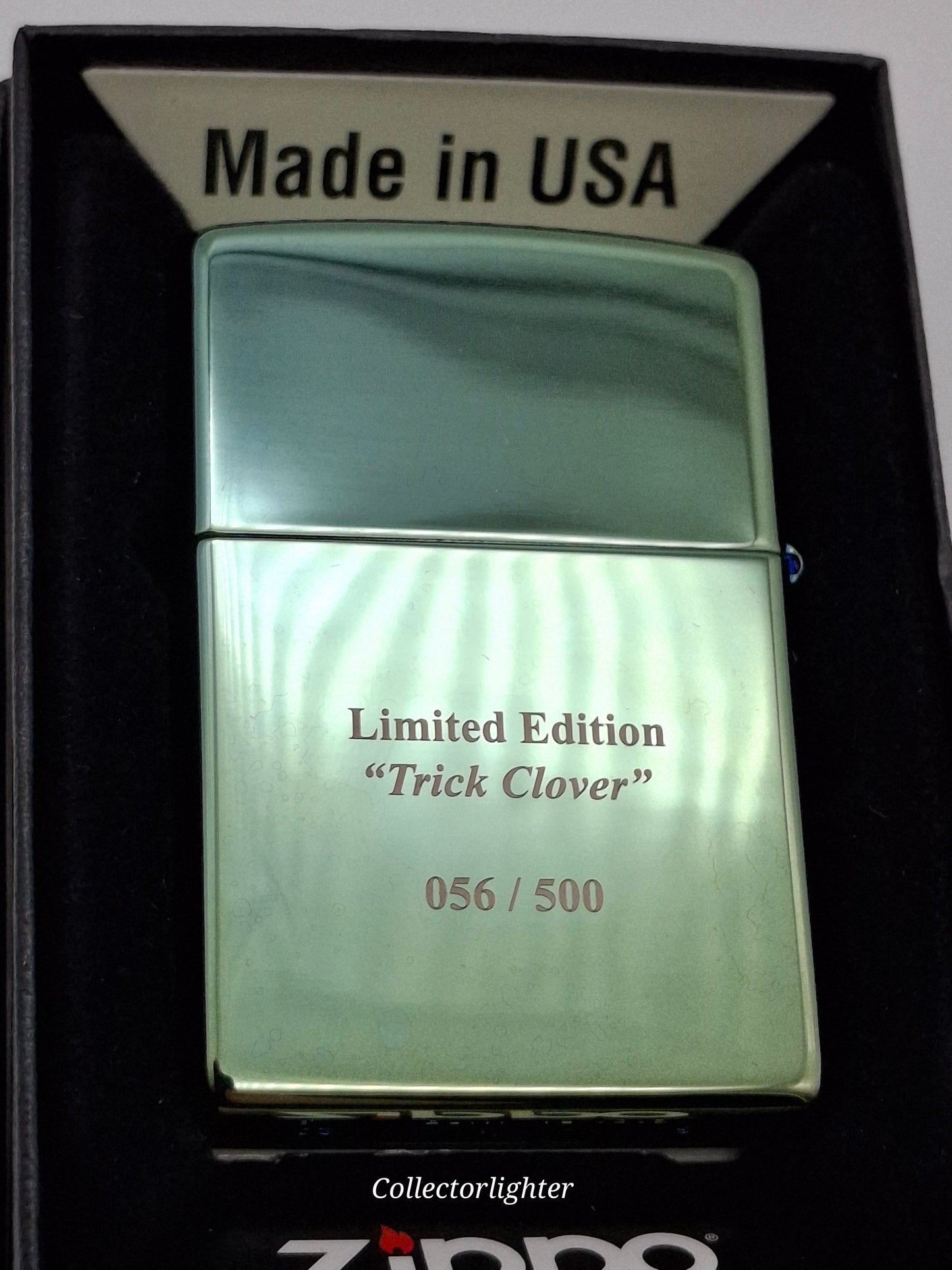 Encendedor de gasolina Zippo Trick Clover Edición Limitada 251757