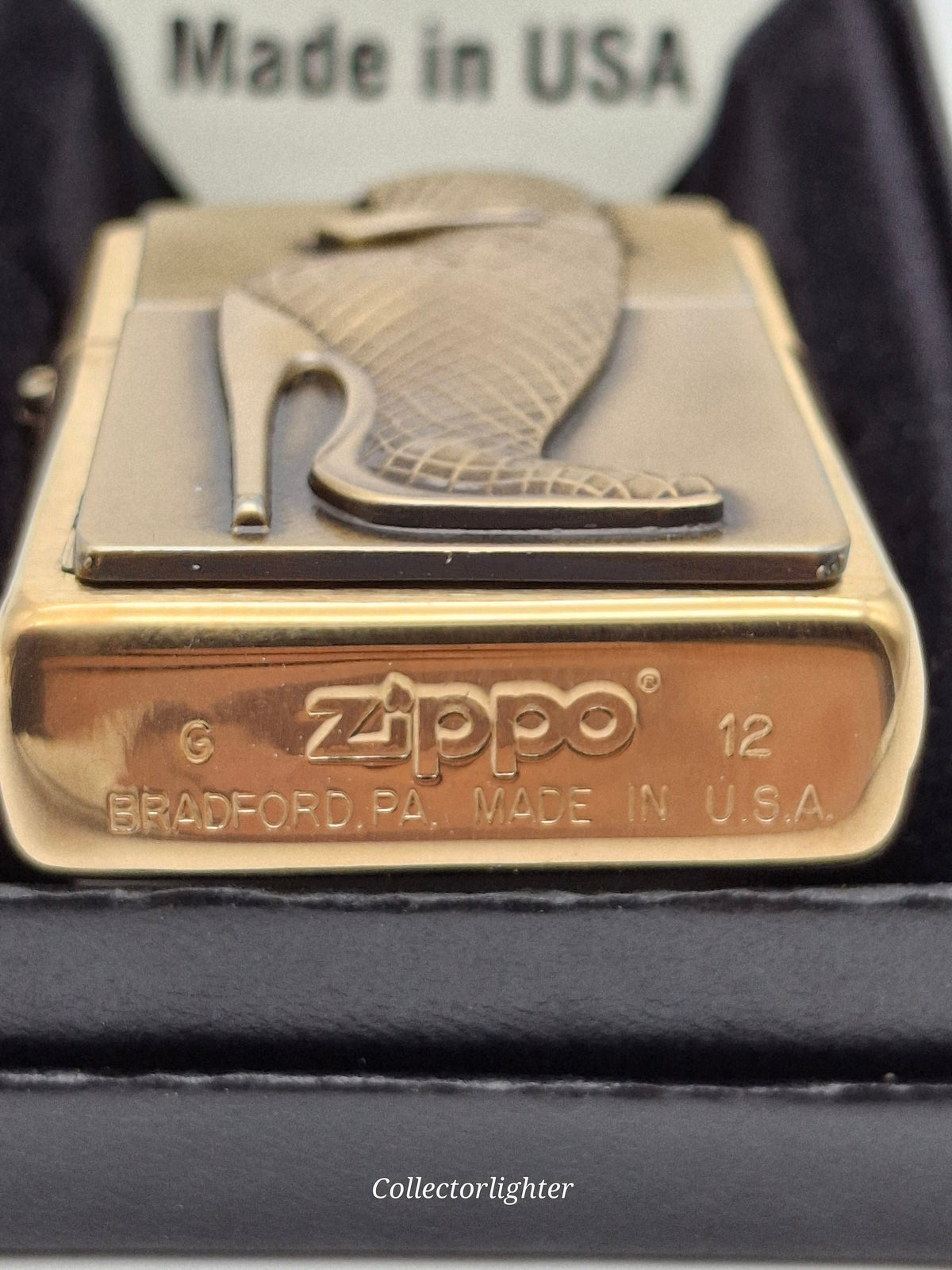 Zippo Benzinfeuerzeug Zippo - Golden High Heels Limited Edition 2003333 Zippo - Golden High Heels Limited Edition 2003333