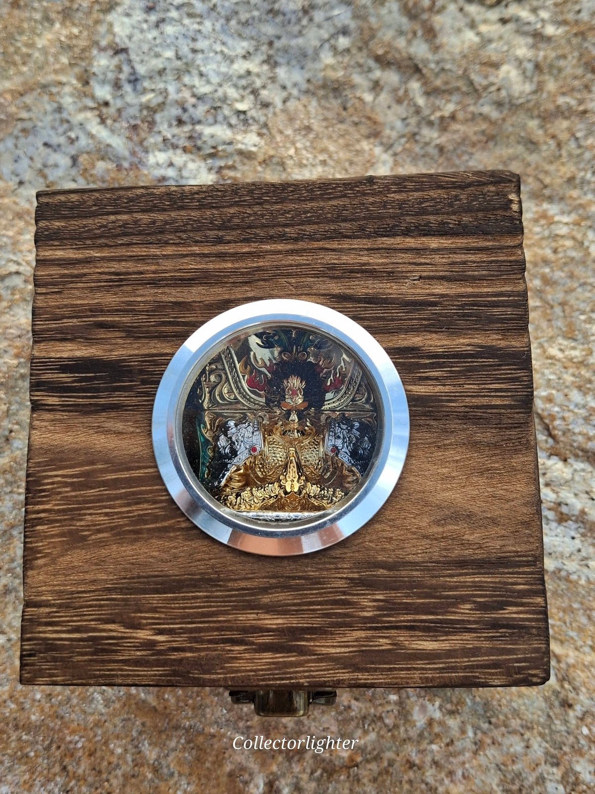Zippo Benzinfeuerzeug Zippo - Gold Fighting Buddha - Asia Modell Z-Asia-1006 Zippo - Gold Fighting Buddha - Asia Modell