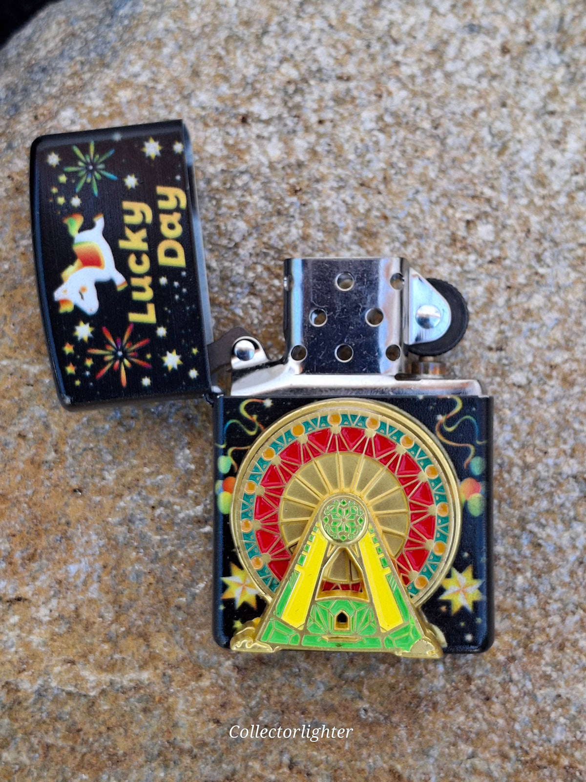 Zippo Benzinfeuerzeug Zippo - Lucky Day - Asia Modell Z-Asia-1034 Zippo - Lucky Day - Asia Modell