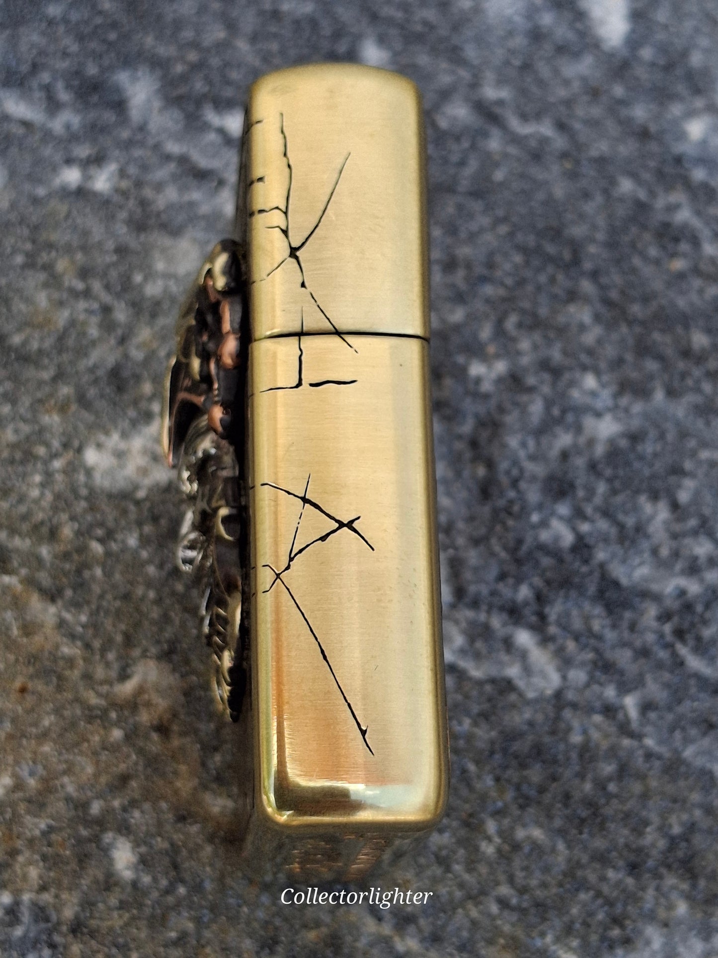 Zippo - Poker Face Armor Case - Asia Modell - Metalfire