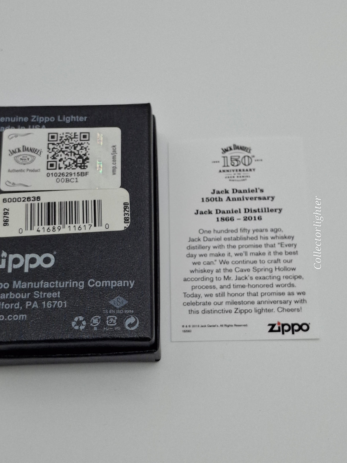 Zippo Benzinfeuerzeug Zippo - Jack Daniel´s 150th Anniversary Armor 60002636 60002636 Zippo - Jack Daniel´s 150th Anniversary Armor 60002636