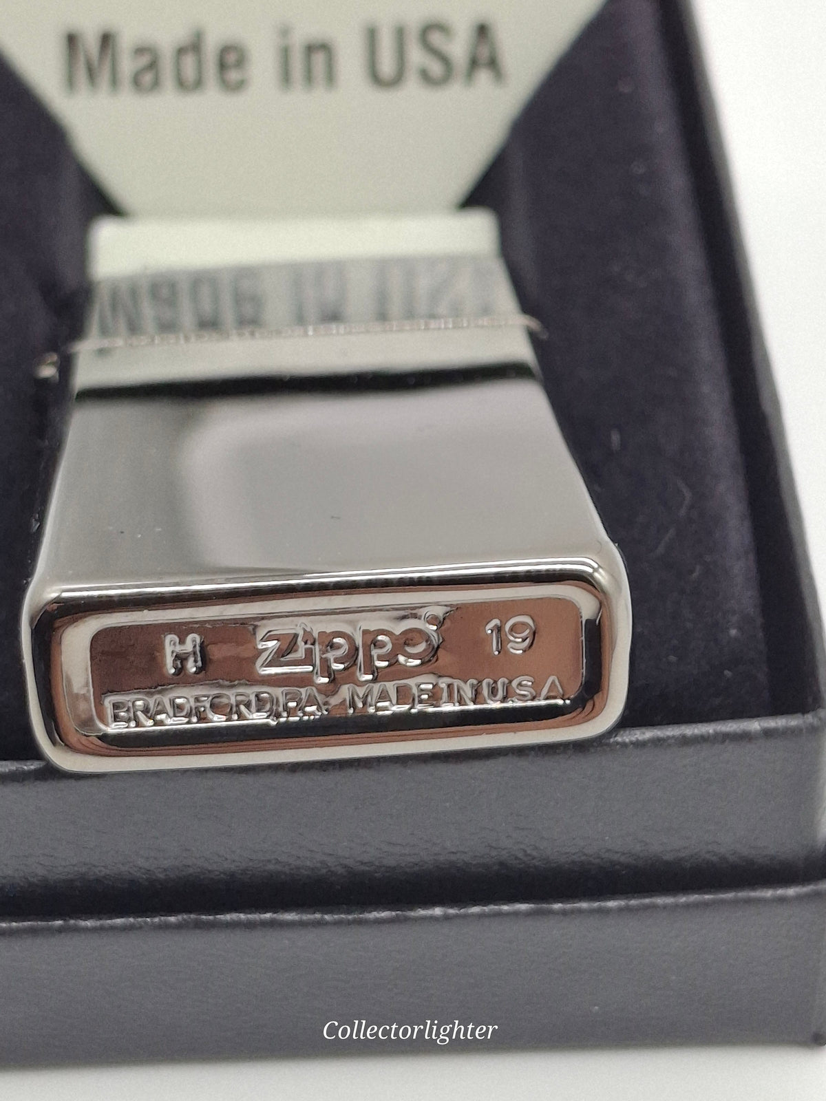 Zippo Benzinfeuerzeug Zippo - Black Ice / Ebony - Slim Line 60001182 60001182 Zippo - Black Ice / Ebony - Slim Line 60001182