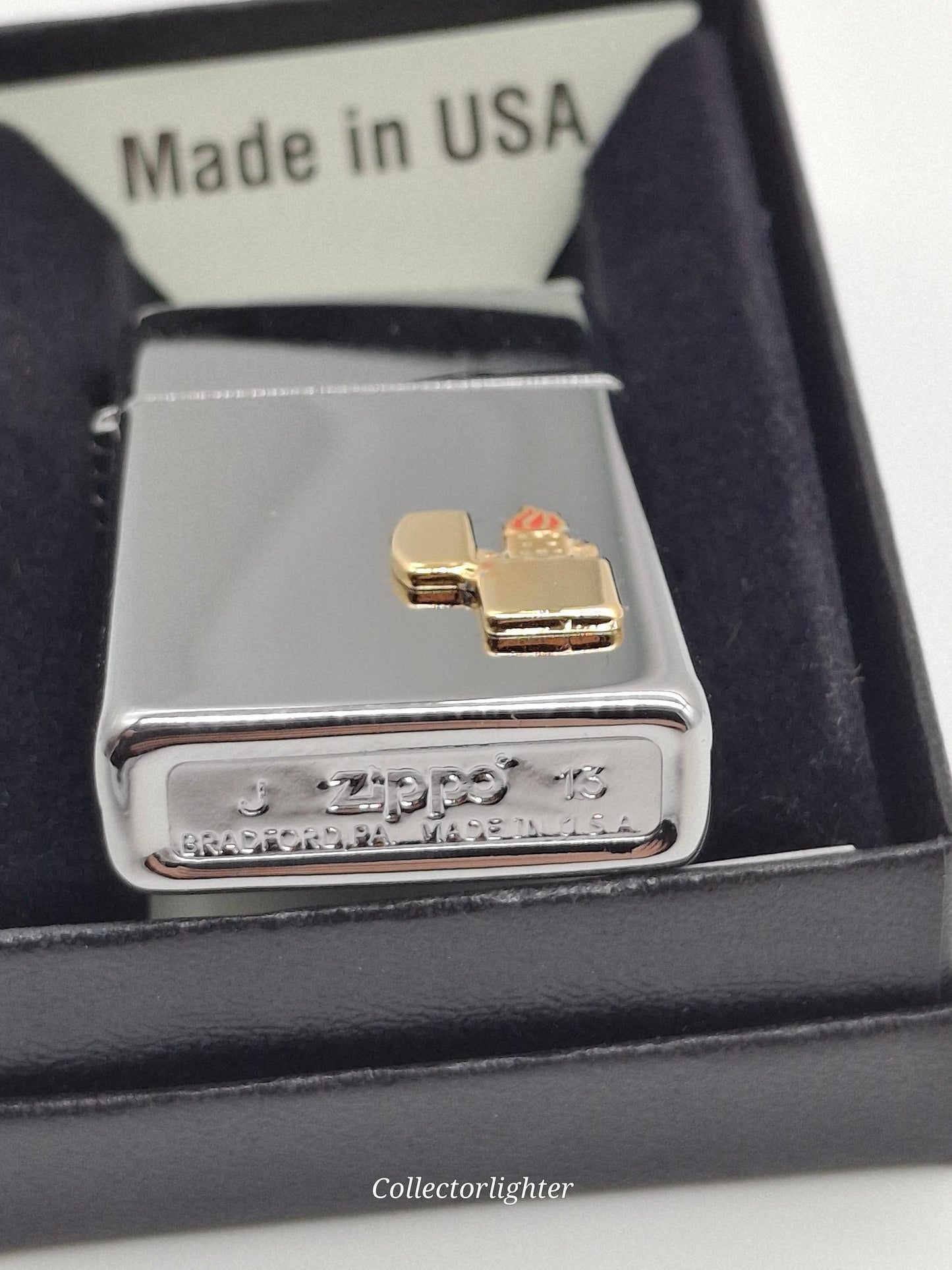 Zippo - Lighter Emblem Chrome Polished - Slim Line 60001342