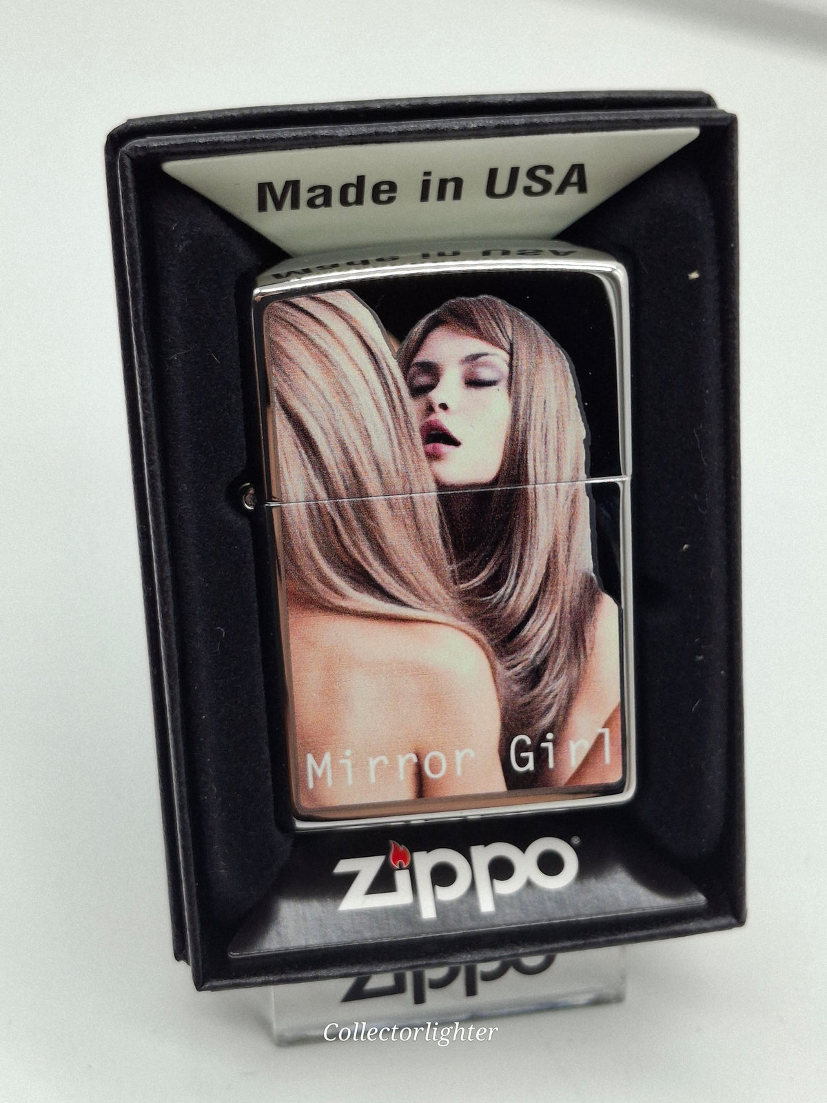 Zippo Benzinfeuerzeug Zippo - Mirror Girl Limited Edition 2003808 Zippo - Mirror Girl Limited Edition 2003808