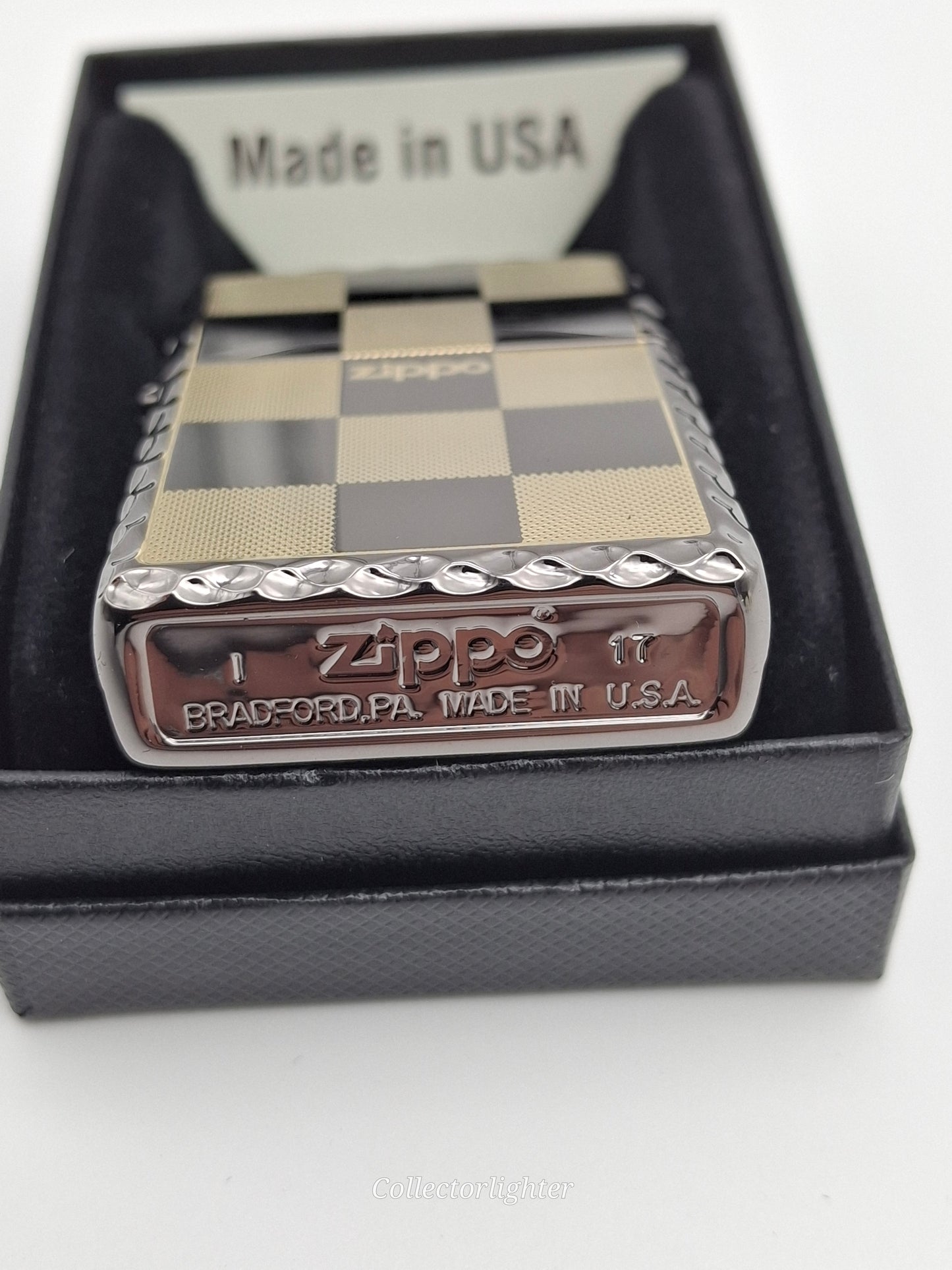 Zippo - Plaid 1 Black Ice Asia ZA-1-12