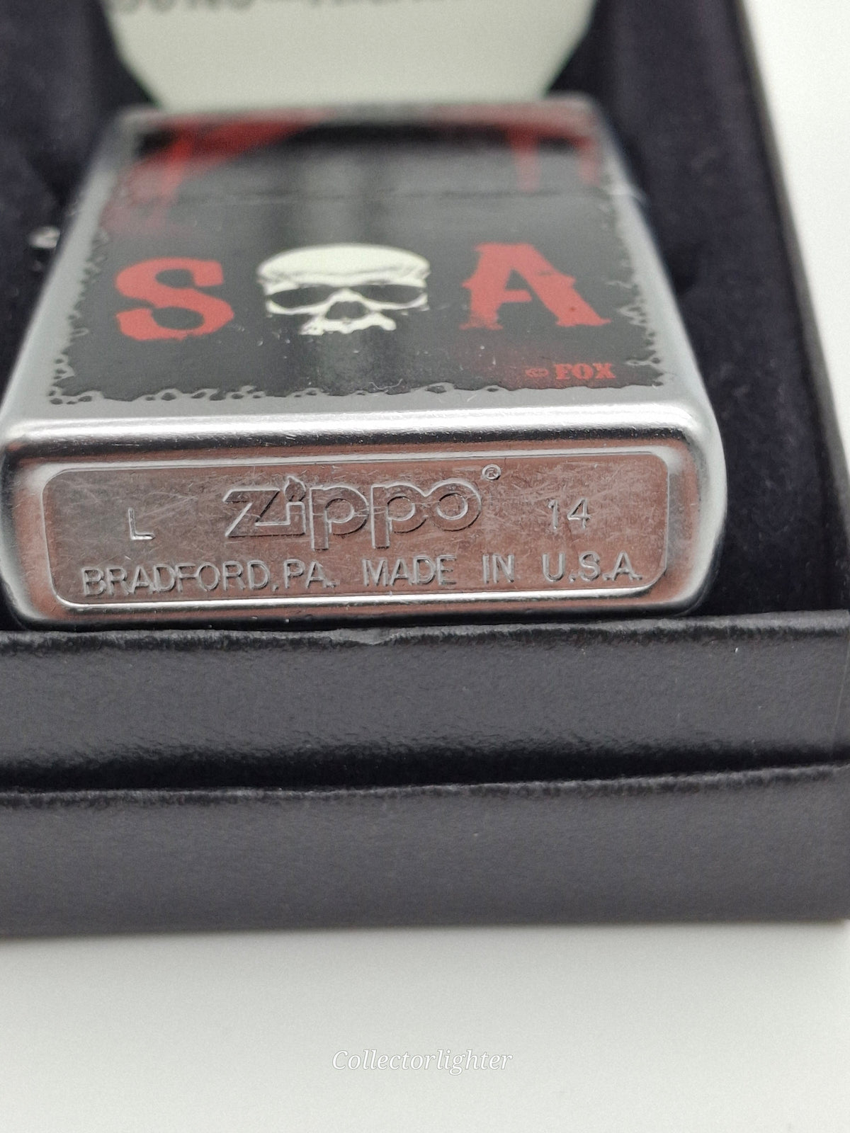 Zippo Benzinfeuerzeug Zippo - SOA Sons Of Anarchy Skull 60000428 60000428 Zippo - SOA Sons Of Anarchy Skull 60000428