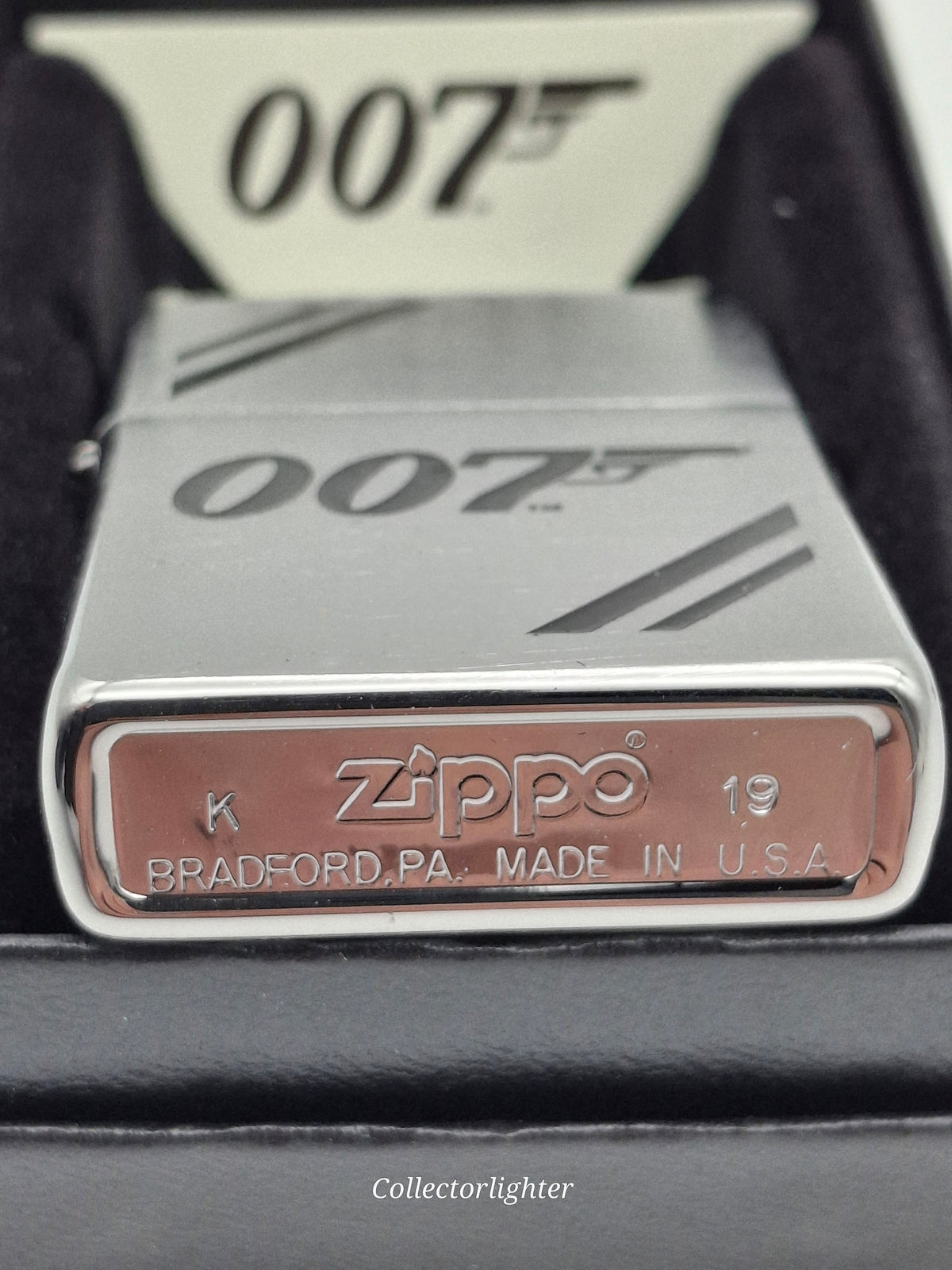 Zippo Benzinfeuerzeug Zippo - James Bond 007 Gun Logo geprägt 60005160 60005160 Zippo - James Bond 007 Gun Logo geprägt 60005160