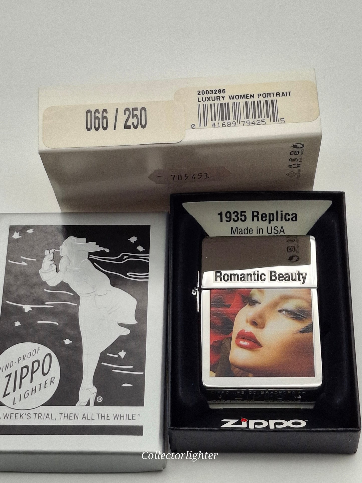 Zippo - Romantic Beauty - Portrait 1935 Replica Limited Edition 2003286