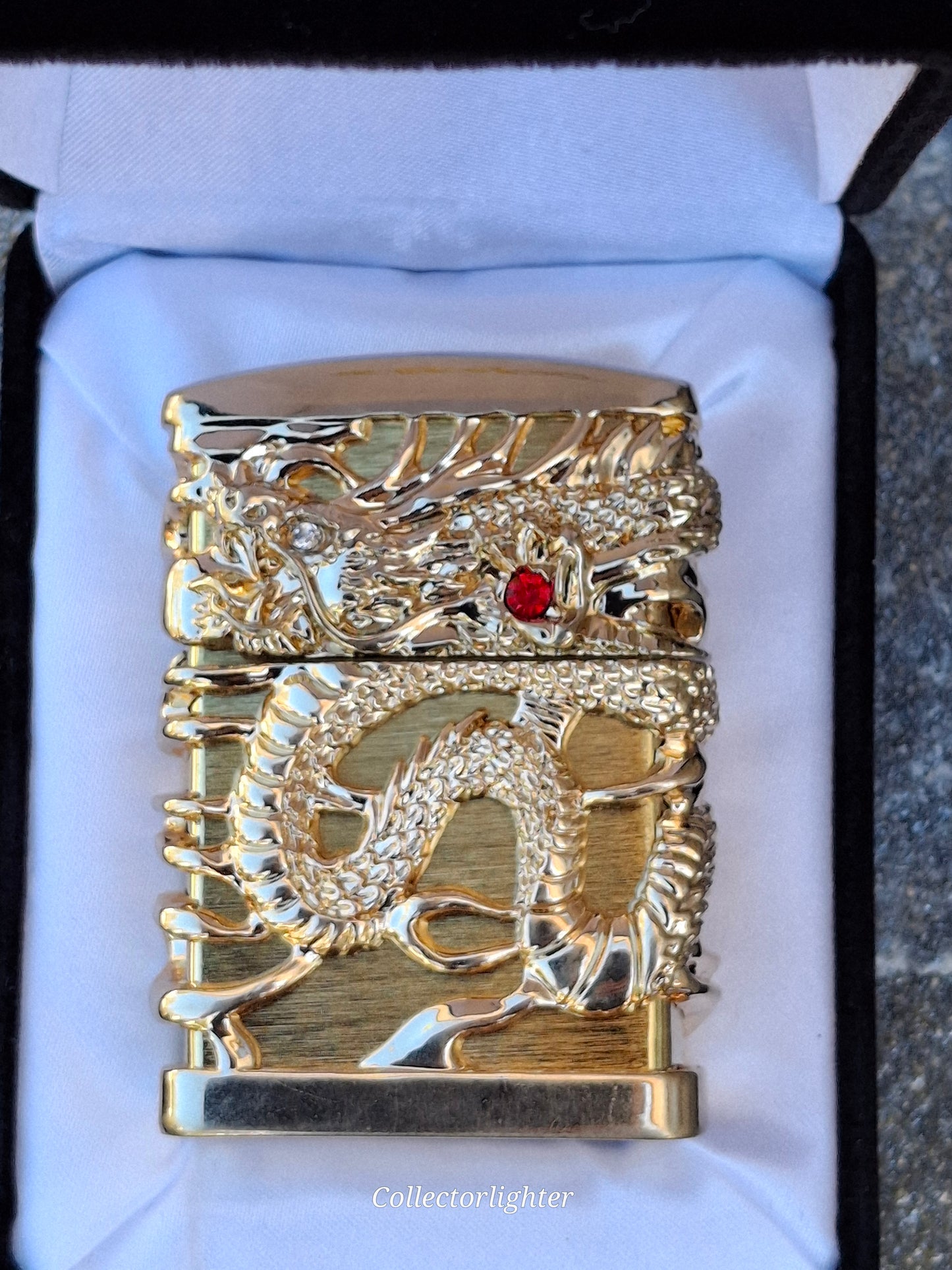 Zippo - Japanese Golden Dragon Red Ruby - Asia Modell