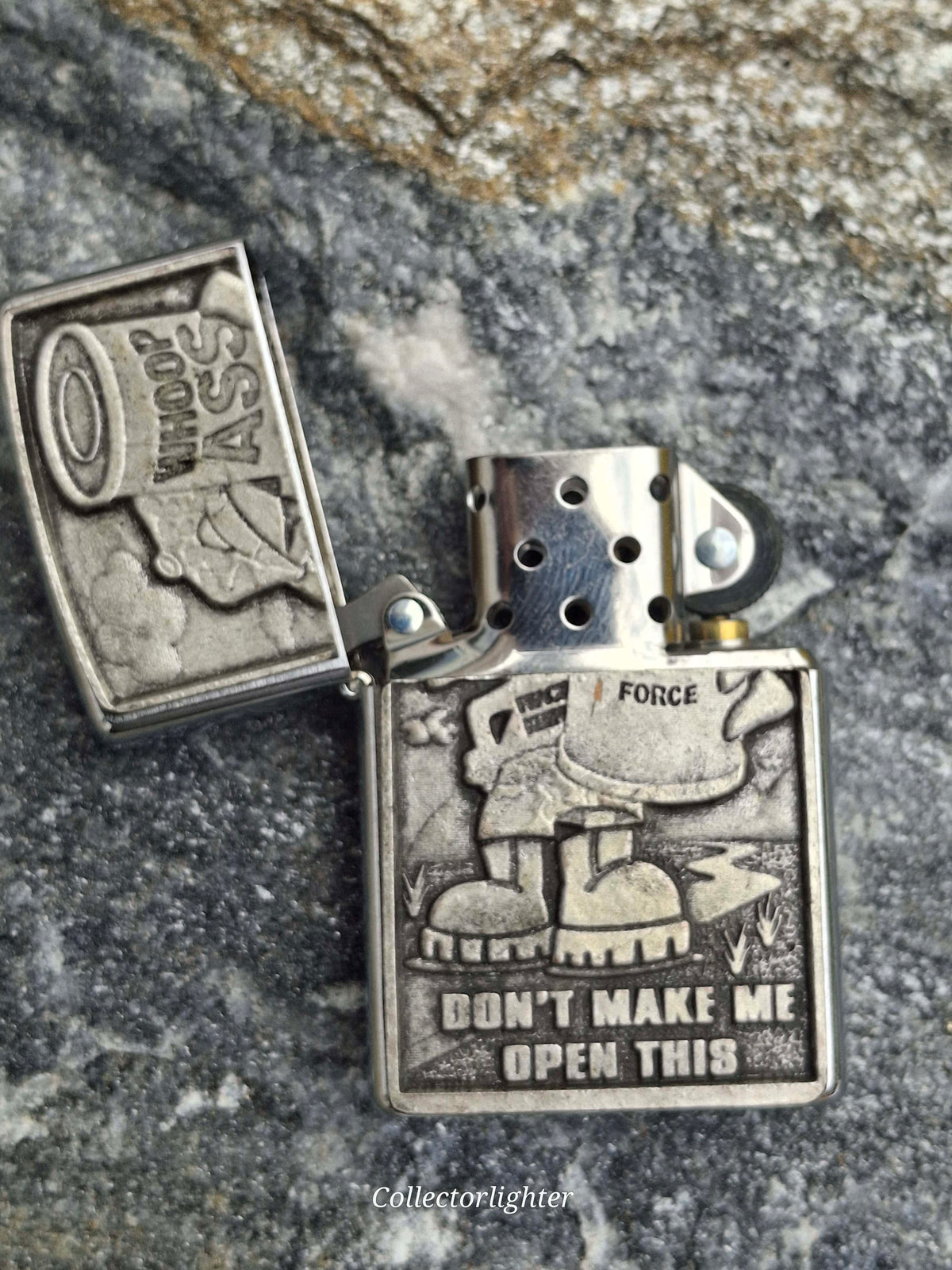 Zippo Benzinfeuerzeug Zippo - Whoop Ass Force - Emblem Z-LESP-1022 Zippo - Whoop Ass Force - Emblem