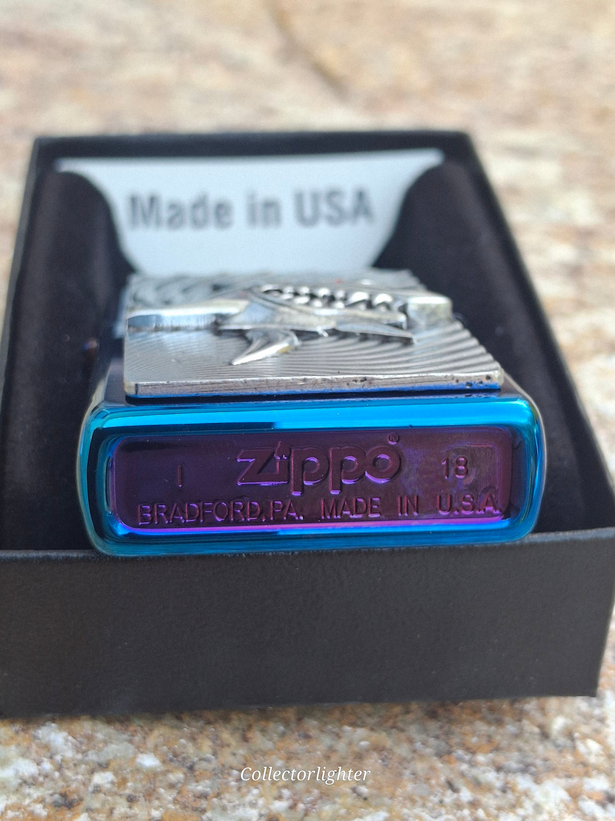 Zippo Benzinfeuerzeug Zippo - Shark Limited Edition 38/500 251754 Zippo - Shark Limited Edition 38/500