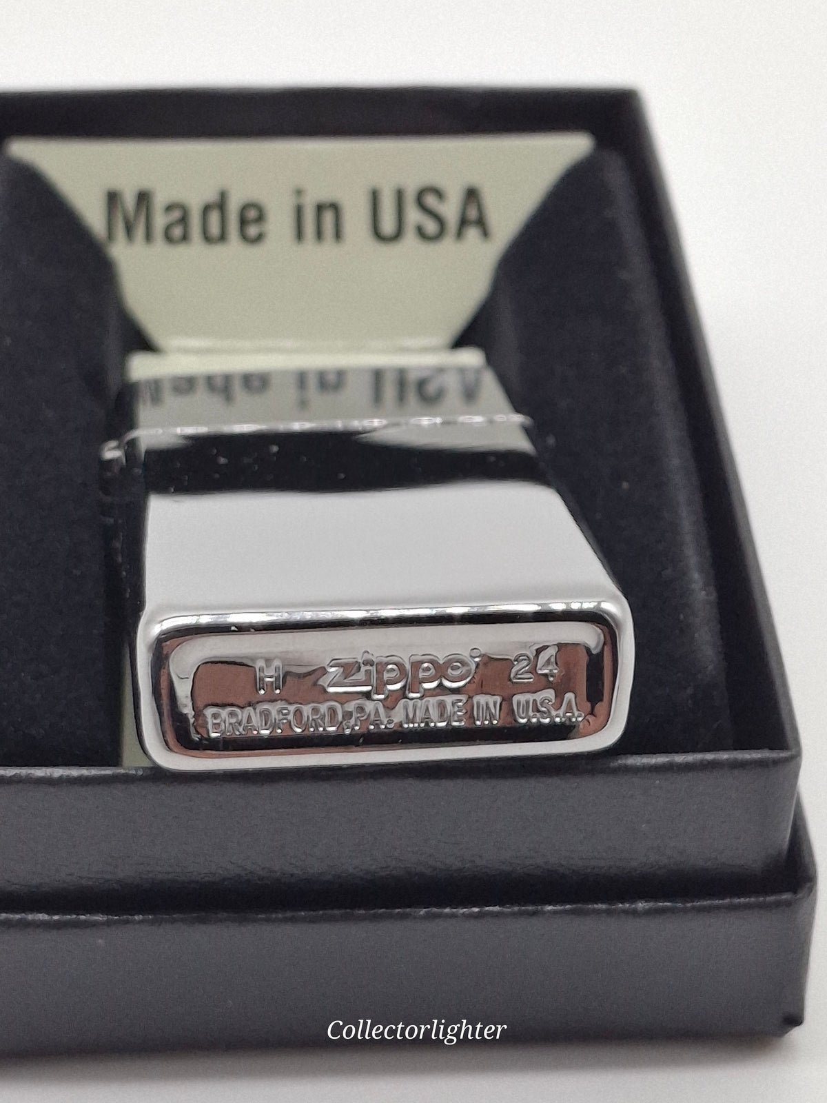 Zippo Benzinfeuerzeug Zippo - Chrome hochglanz - Slim Line 60001174 60001174 Zippo - Chrome hochglanz - Slim Line 60001174