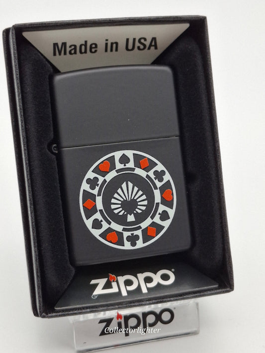 Encendedor de gasolina Zippo - Spade Chip Gambling 60003410