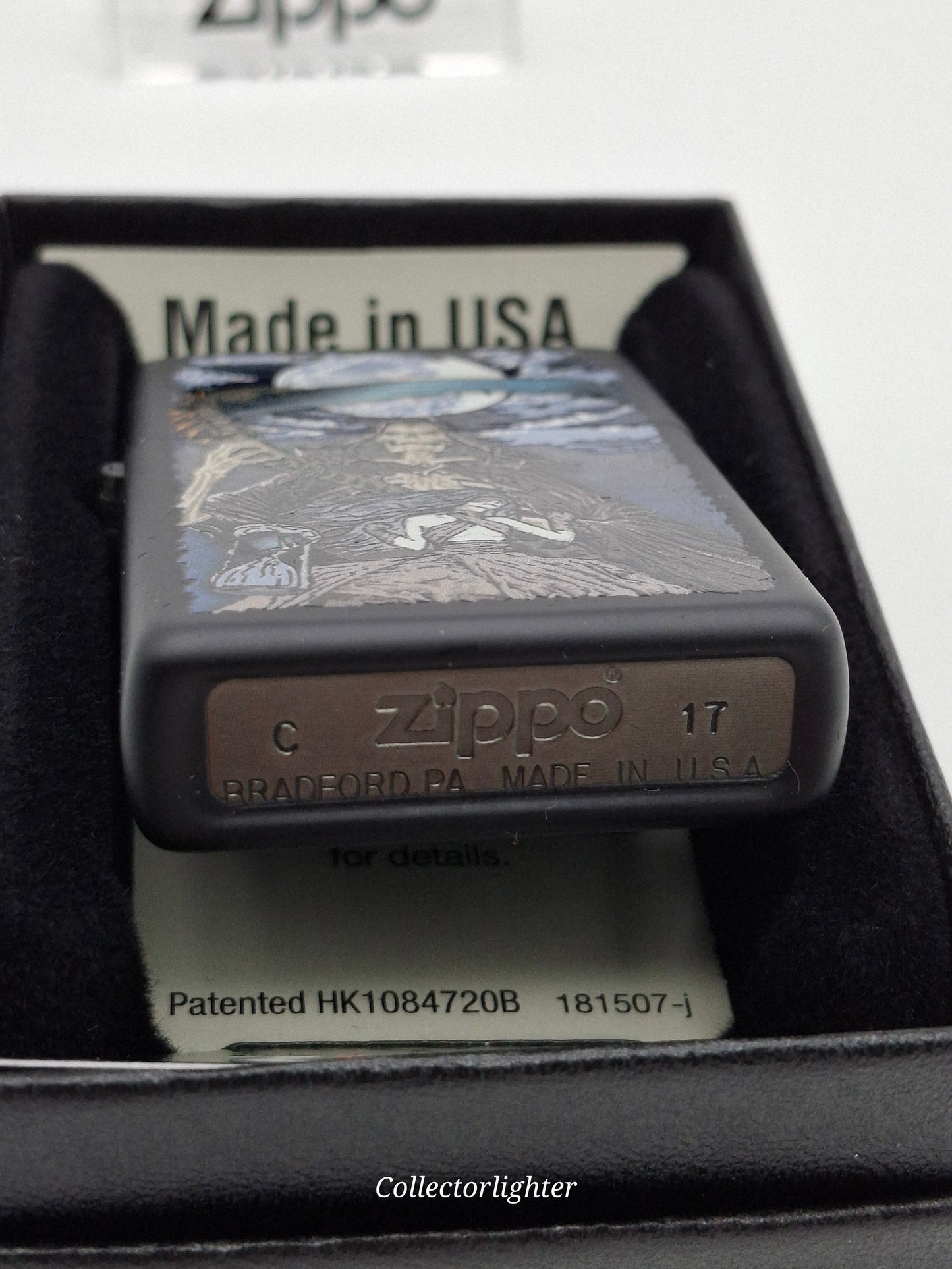 Zippo petrol lighter - Grim Reaper &amp; Time 60003464