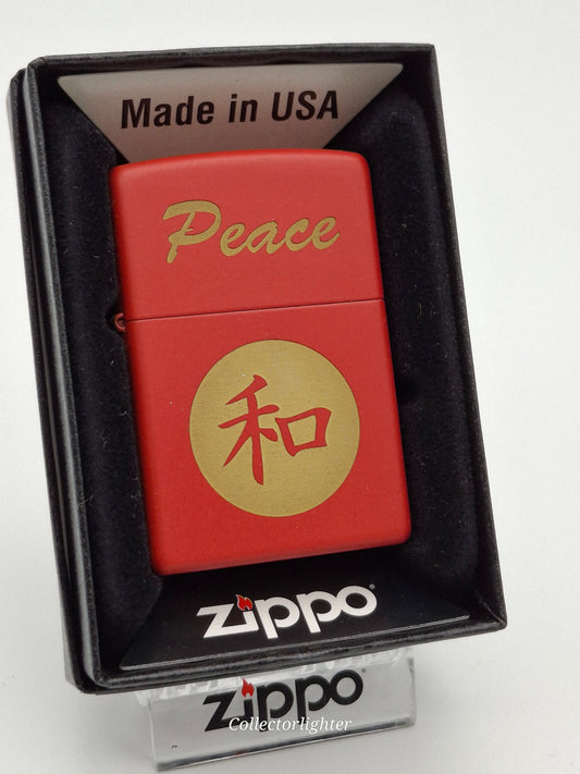 Encendedor de gasolina Zippo - Paz, escritura china 60000725