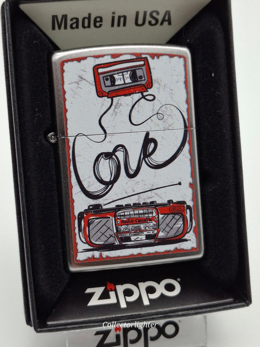 Encendedor de gasolina Zippo - Love Tape Cassette 60004943