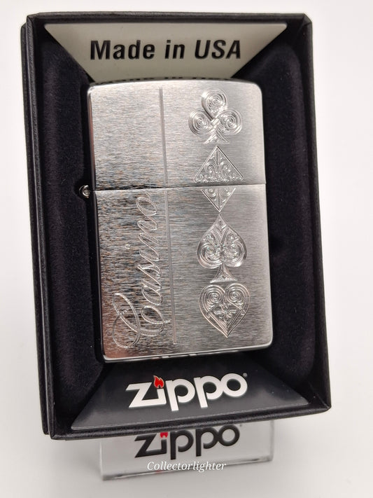 Encendedor de gasolina Zippo - Tarjeta de Casino 60003355