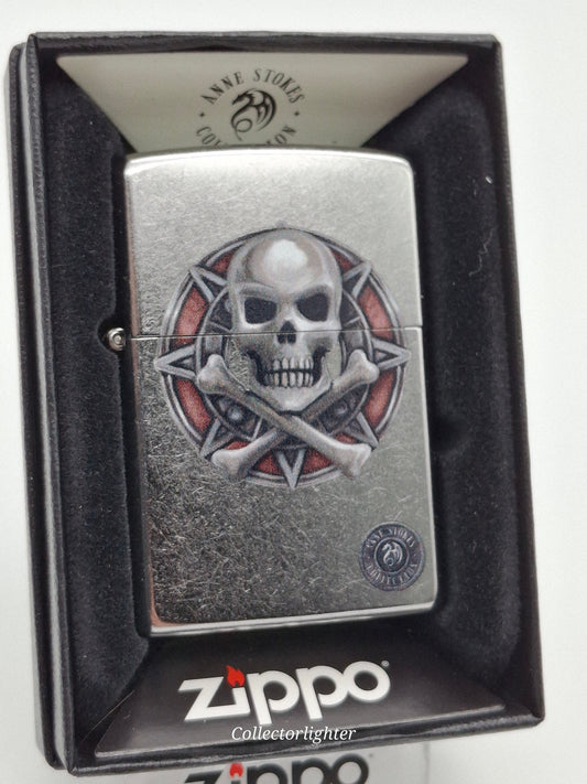 Zippo petrol lighter - Anne Stokes Bone 60002640