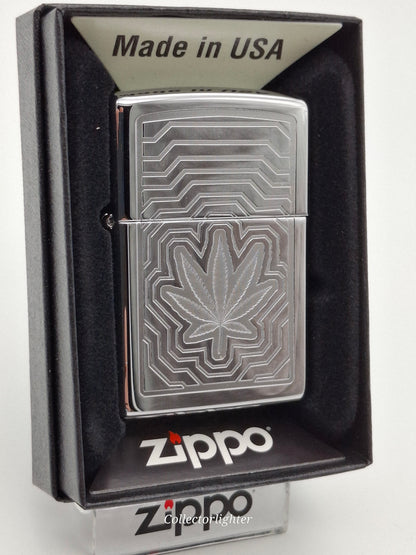 Encendedor de gasolina Zippo - Leaf Layers Cannabis 60004262