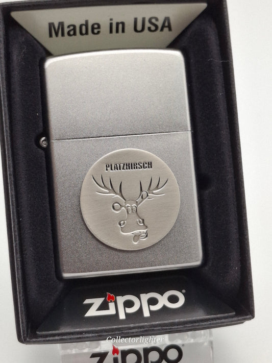 Encendedor de gasolina Zippo - Platzhirsch 2000410 Emblema