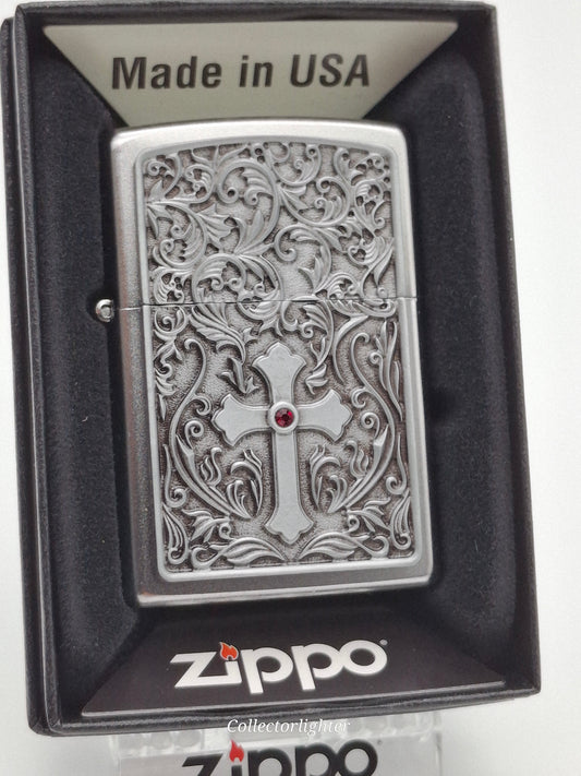 Zippo - Cross with Decoration 2005912 Emblem