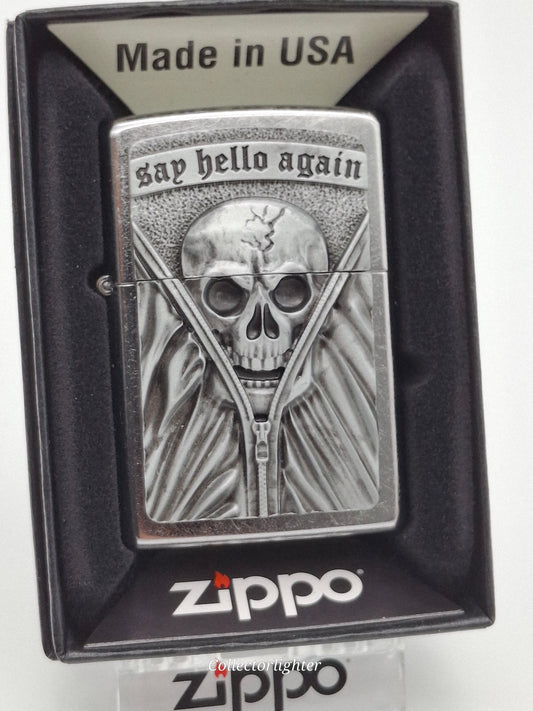 Encendedor de gasolina Zippo - Say Hello Again 2003548 Emblema