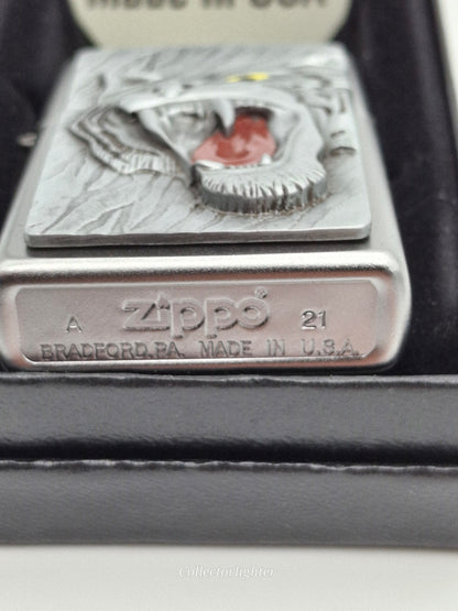 Encendedor de gasolina Zippo - Emblema Tiger Head 2003973