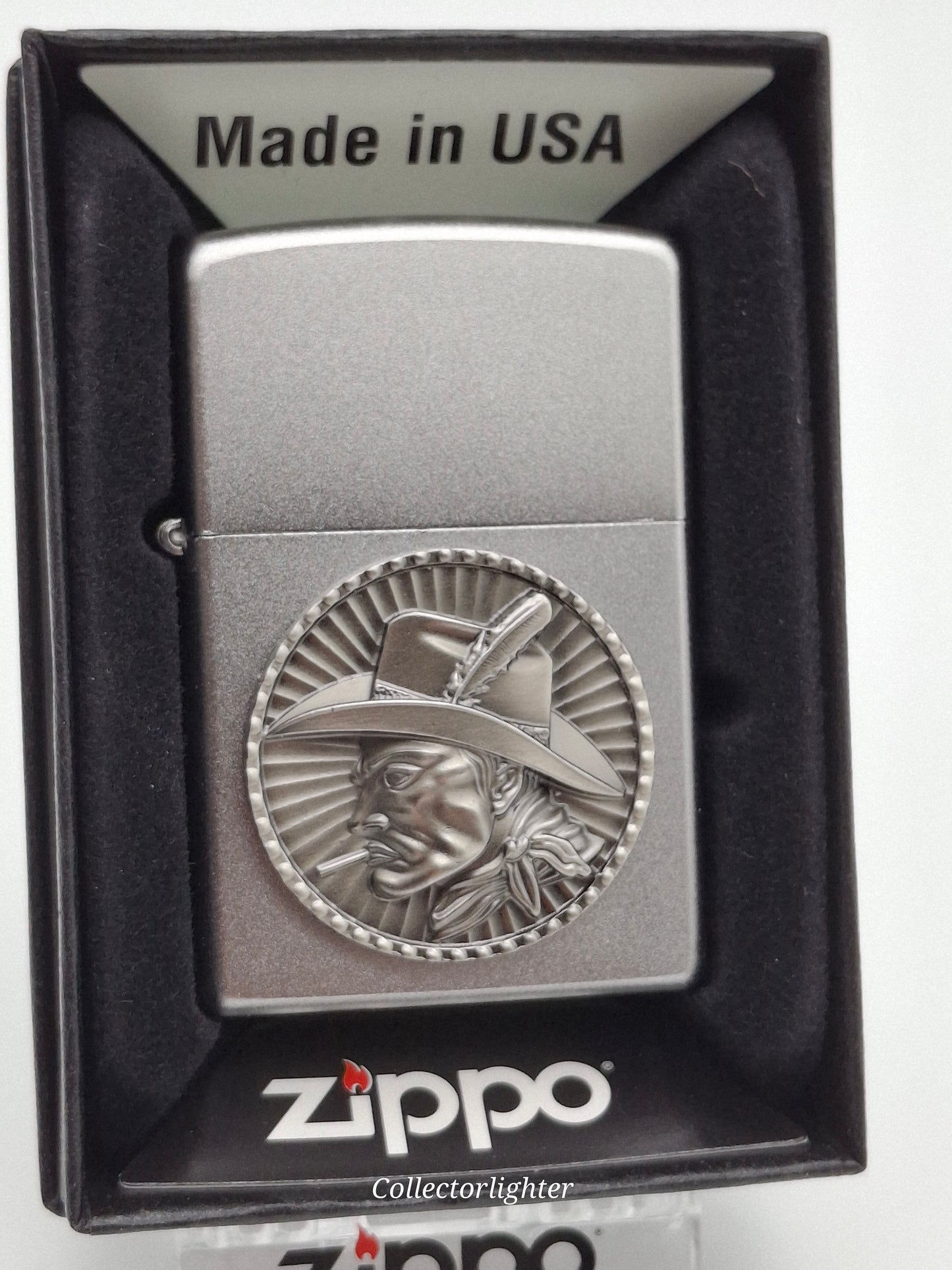 Encendedor de gasolina Zippo - Emblema Cowboy Head 2002832