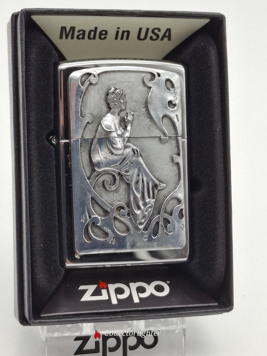 Zippo petrol lighter - Smoking Lady 2004499 emblem