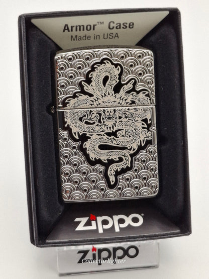 Zippo Benzinfeuerzeug - Chinese Dragon Armor Case 60002044