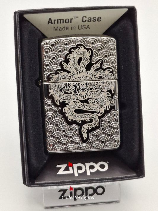 Zippo Benzinfeuerzeug - Chinese Dragon Armor Case 60002044