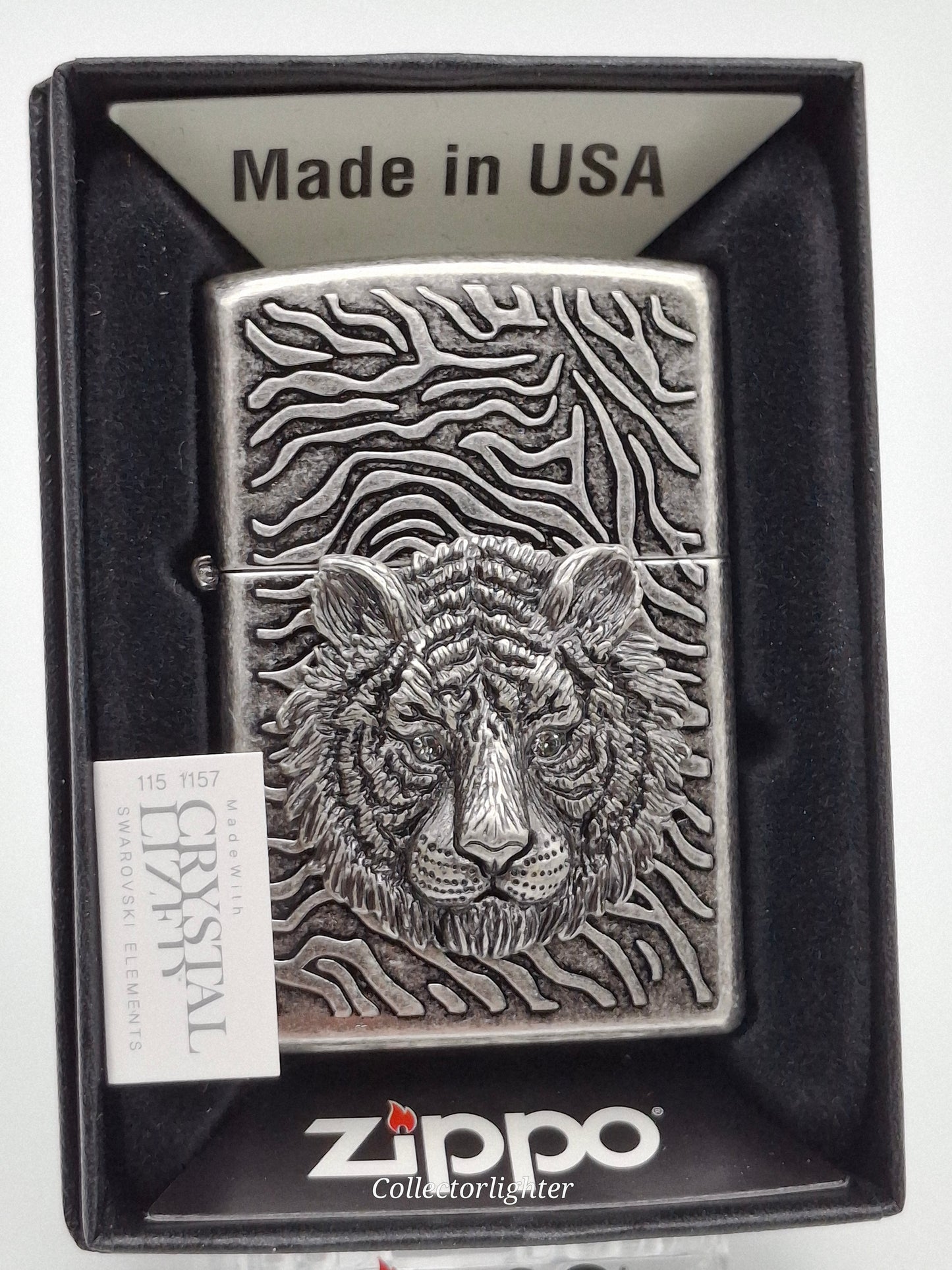 Zippo petrol lighter - Tiger Eye Asia ZA-1-4B