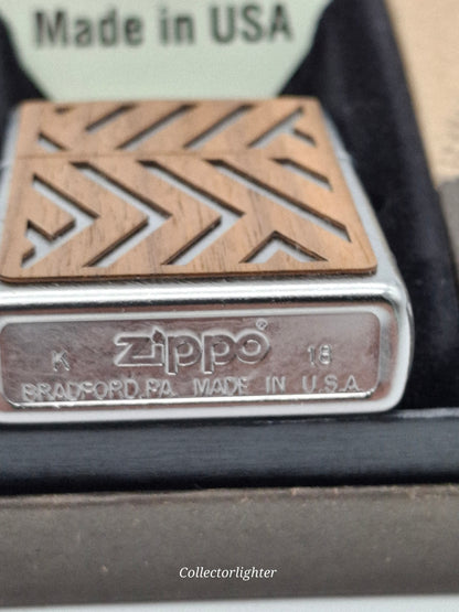 Zippo Benzinfeuerzeug - Woodchuck Herringbone Sweep 60004582
