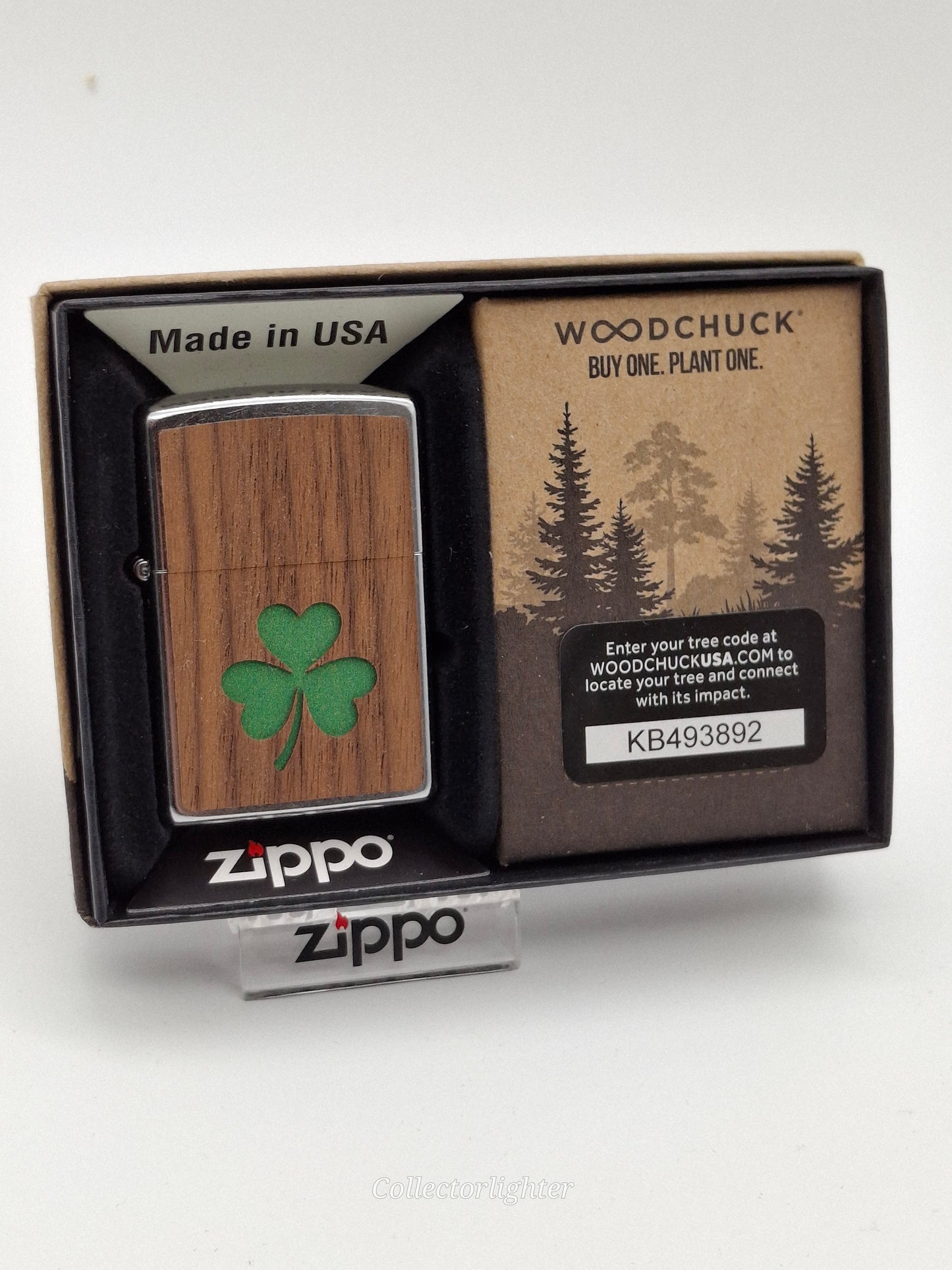 Encendedor de gasolina Zippo - Woodchuck Clover 60004755