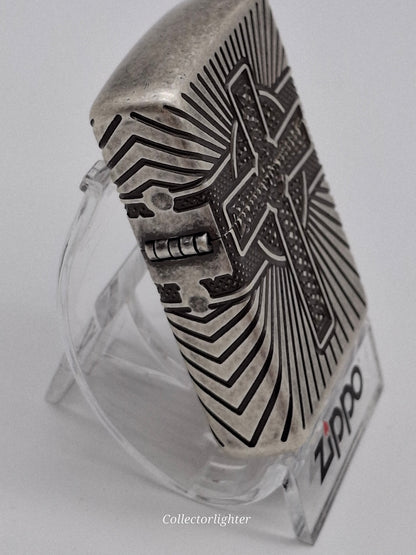 Zippo Benzinfeuerzeug - Celtic Cross 360° Multi Cut Engrave 60004304