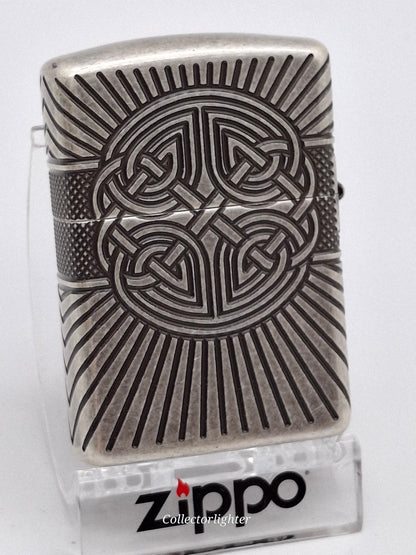 Zippo Benzinfeuerzeug - Celtic Cross 360° Multi Cut Engrave 60004304