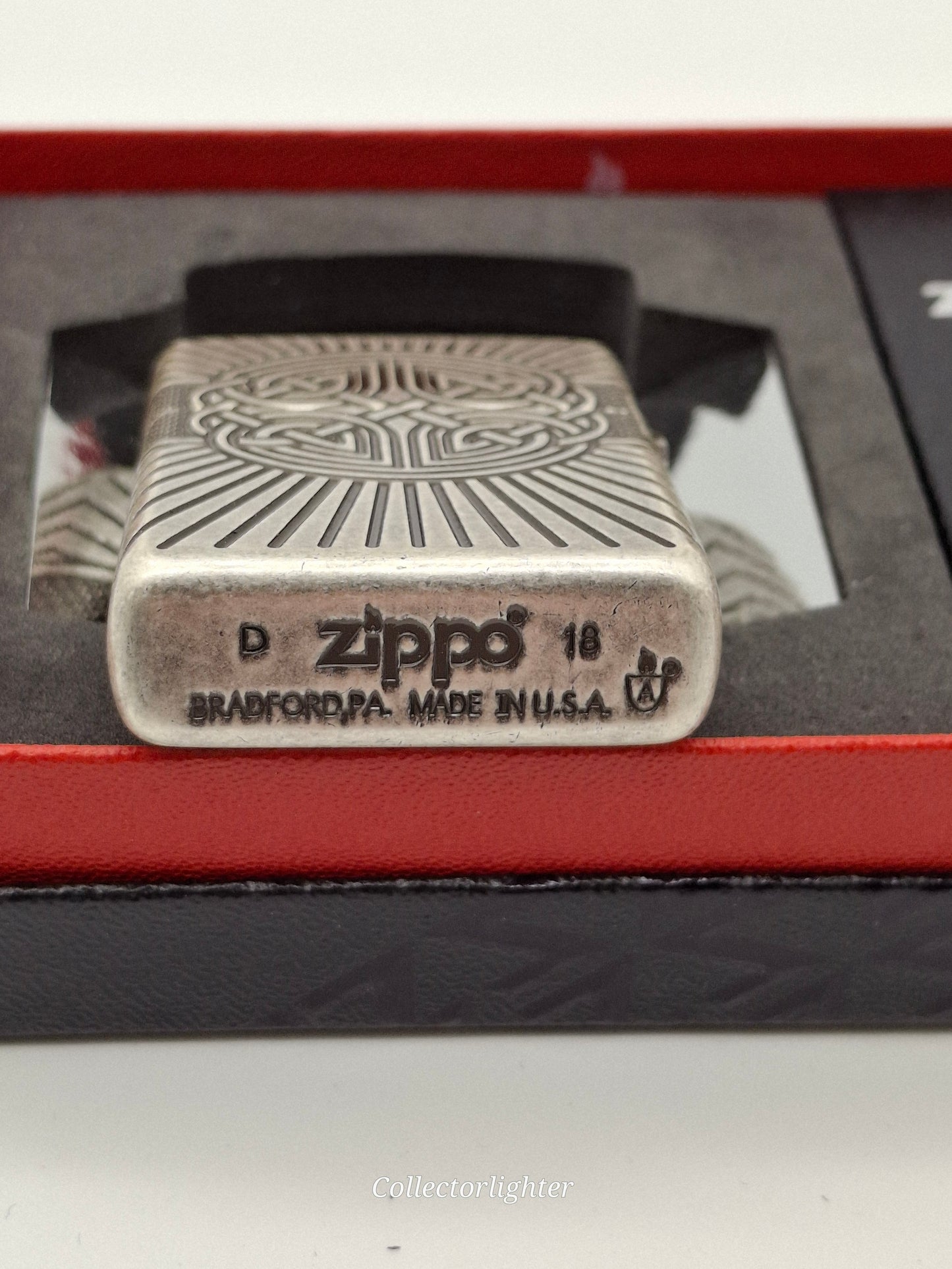 Zippo Benzinfeuerzeug - Celtic Cross 360° Multi Cut Engrave 60004304