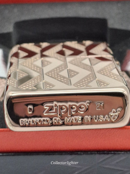 Zippo Benzinfeuerzeug - Rose Gold 360° Multi Cut Engrave 60005933
