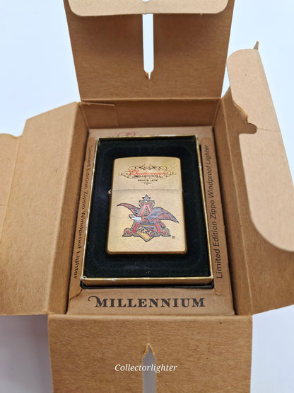 Zippo Benzinfeuerzeug - Budweiser Millennium Limited Edition