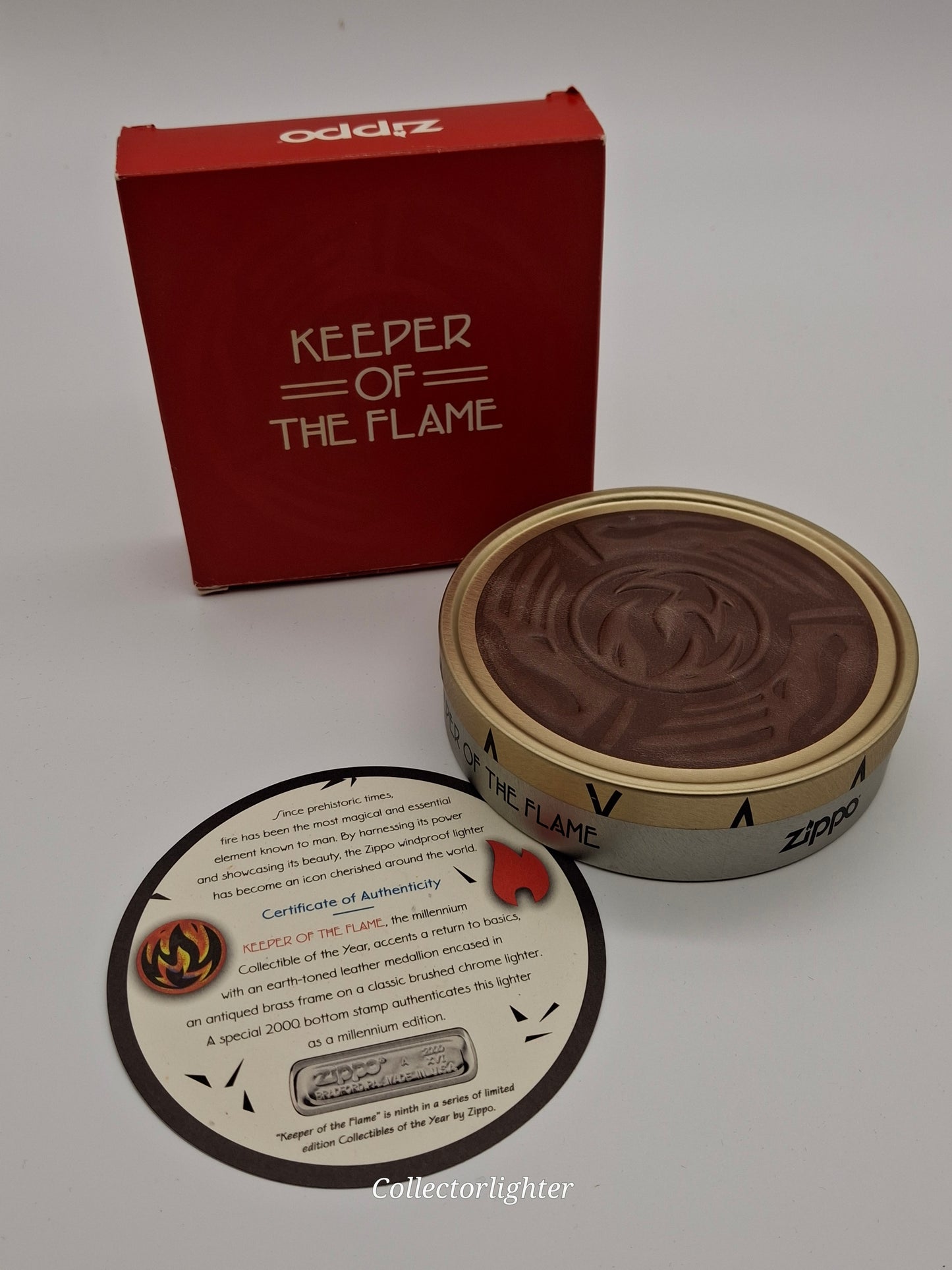 Zippo Benzinfeuerzeug - Keeper Of The Flame mit Original Schachtel